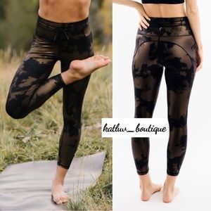 Bronze Hendrix metallic drawstring with pockets